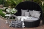 WT-6001 Flachrattan schwarz