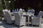 Esstischgruppe.Polyrattan Gartentisch Sitzgruppe WT-4022.C50