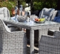Esstischgruppe.Polyrattan Gartentisch Sitzgruppe WT-4022.C50