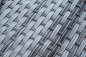 Sonneninsel WT-6001 Breitrattan 15mm grau/grau