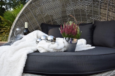 Sonneninsel WT-6001 Breitrattan 15mm grau/grau