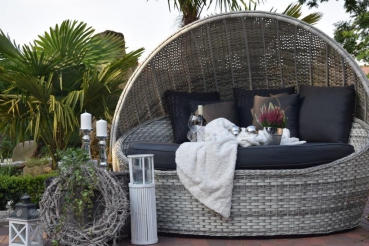 Sonneninsel WT-6001 Breitrattan 15mm grau/grau